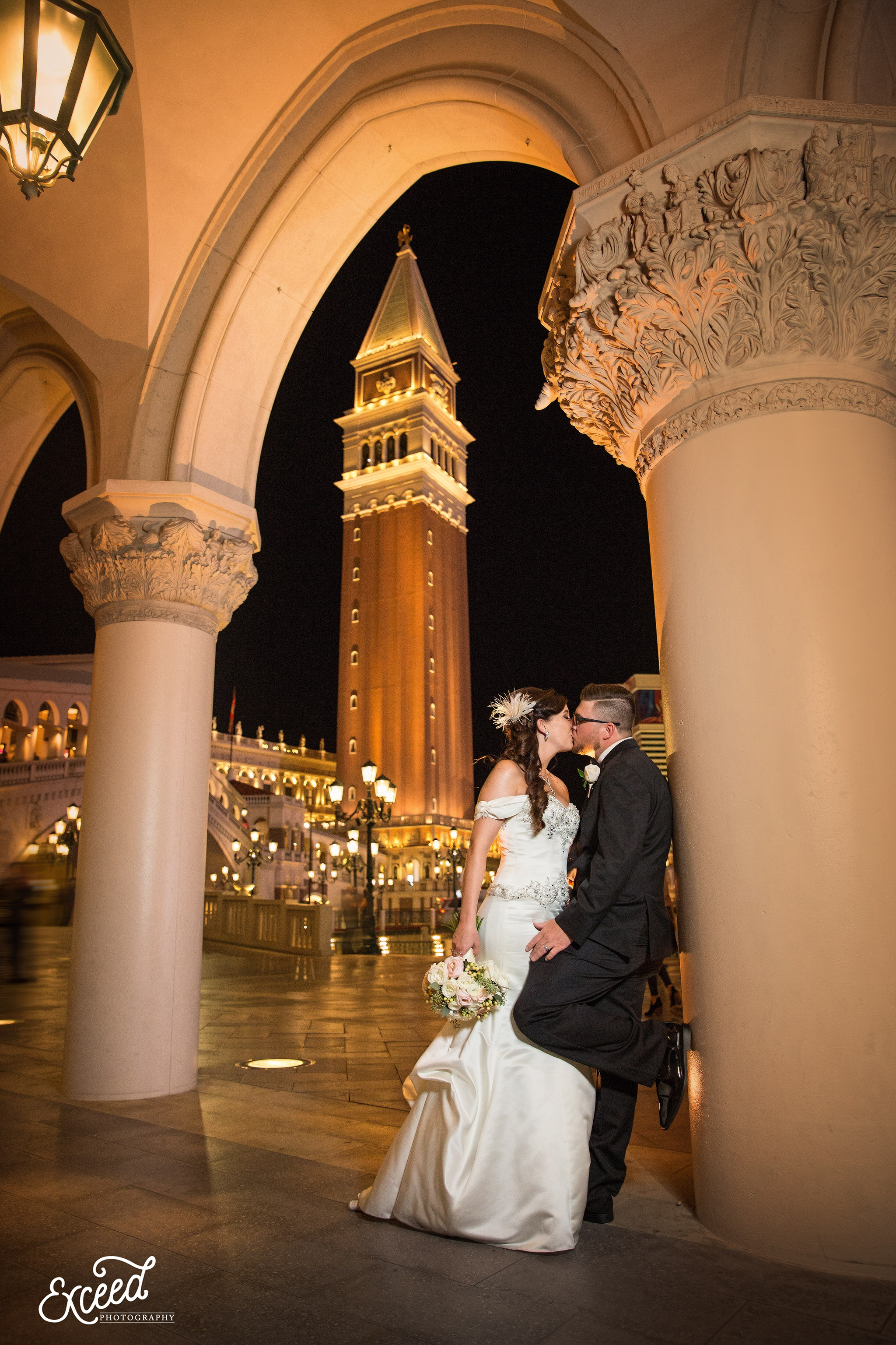 wedding photos at The Venetian 