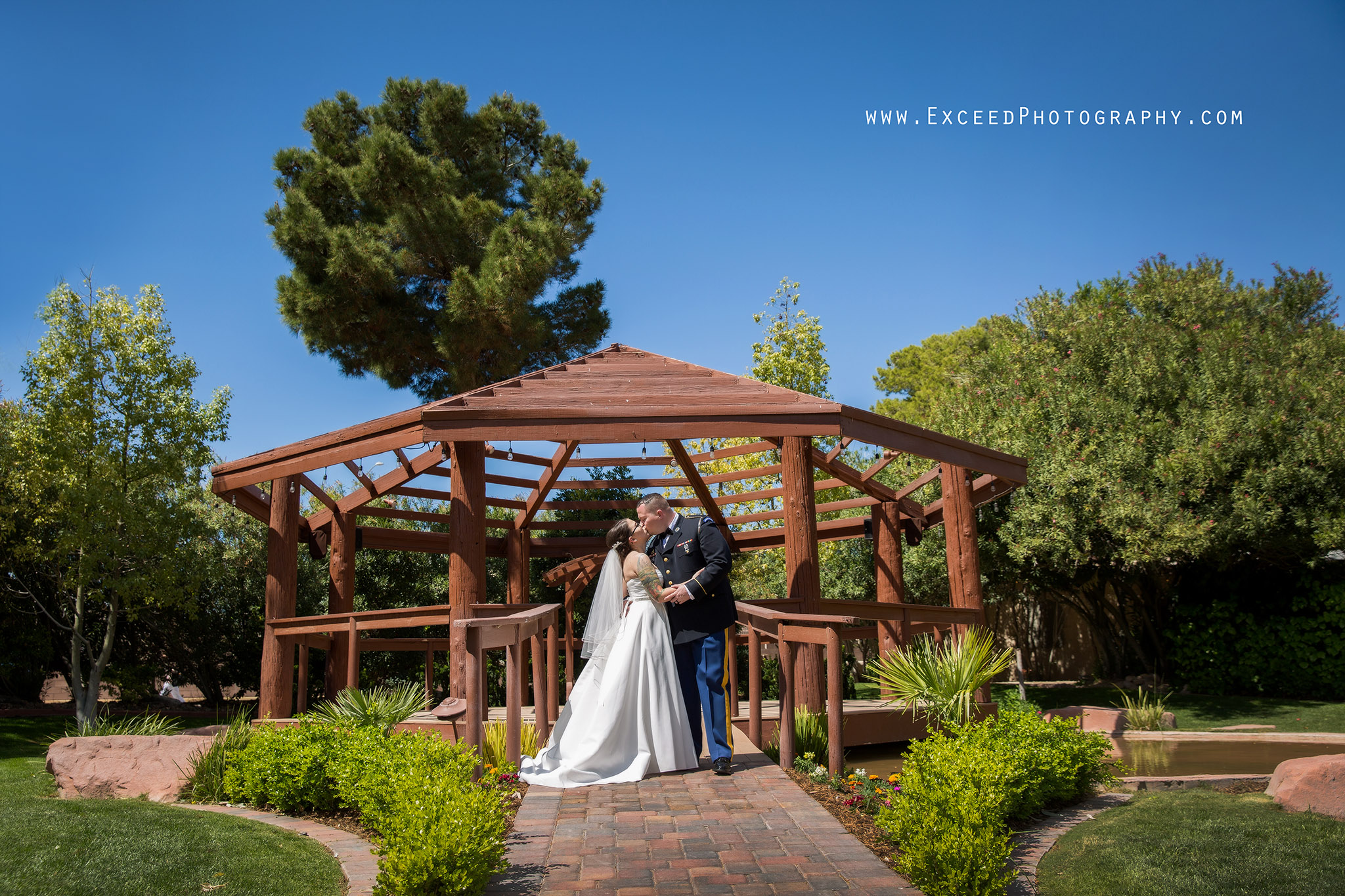 Las Vegas Outdoor Weddings at The Grove (Katie & Mike) - Creative Las